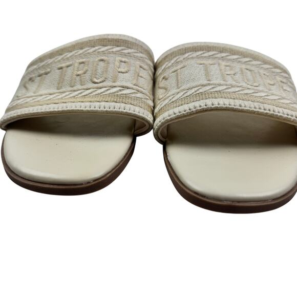 A New Day St. Tropez Slip On Slide Sandals Women's Size 10 - Picture 5 of 8